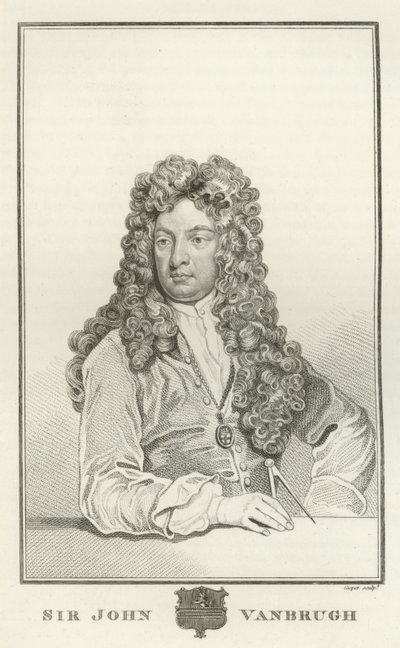 Sir John Vanbrugh door Godfrey Kneller